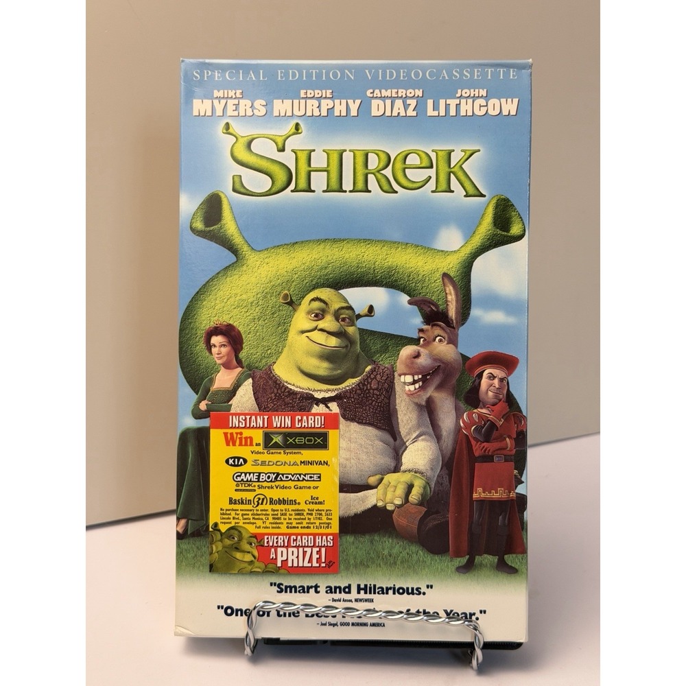 Shrek (VHS, 2001, Comedy) Special Edition Big Box Edition Dreamworks Mike Myers